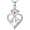 Heart shaped Nurse Necklace, variant on 925 Sterling Silver Caduceus Angel Nursing Themed Pendant Necklace Nurses Doctors Medical Students Nurses Week Appreciation Graduation Christmas Gift