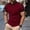 Wine, variant on Dianli Activewear Workout Men's Round Neck Short Sleeve Performance T-Shirt Breathable Quick-Dry Stretch Moisture-Wicking Lightweight Athletic Fitness Tee for Gym Training Running
