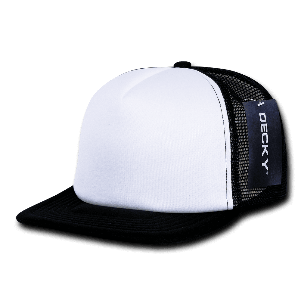 DECKY Heavy Duty Foam Two Tone Trucker Cap Caps Hat Hats For Men Women