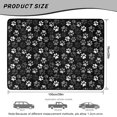 thumbnail image 7 of Yuyamidu Black White Paw Cargo Liner for Cars SUVs Trucks, 29 x 39 Inch Non-Slip Rear Trunk Mat, Machine Washable Vehicle Interior Decor Fits Most Auto, 7 of 7