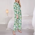 thumbnail image 3 of Yiaed Cactus Plants1 Print Pajamas Women's Long Sleeve Sleepwear Soft Button Down Loungewear Pjs Lounge Set Nightwear Womens Pajama Pants-X-Large, 3 of 7
