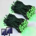 thumbnail image 1 of 2-Pack 400LED 72FT Solar Halloween Decorations Lights, Green Wire String Mini Lights Outdoor, Waterproof 8 Modes Decorative Twinkle Lights for Xmas Tree (Green), 1 of 6