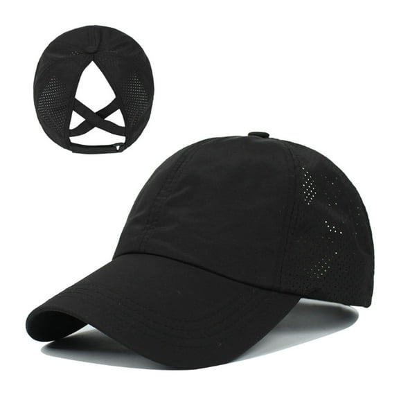 TELOLY Stylish Baseball Cap for Women, Adjustable Ponytail Hat with Breathable Mesh, Comfortable and Trendy Baseball Hat