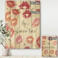 thumbnail image 3 of Designart 'Stop Glamour Time Chic Accents' Fashion Print on Natural Pine Wood, 3 of 3