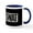 White/Navy Inside, variant on CafePress - Police: SWAT (Black Flag Blue Line) Mug - 11 oz Ceramic Mug - Novelty Coffee Tea Cup