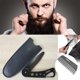 thumbnail image 4 of Peine plegable de acero inoxidable para barba y bigote, herramienta de aseo personal de bolsillo con abridor de botellas, color negro., 4 of 5