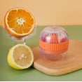 thumbnail image 4 of Manual Citrus Juicer Squeezer for Oranges Lemons Grapefruits | Plastic Hand Press Extractor | Ergonomic Handle | Easy Clean | 1pc | 8.7x5.9x5.9cm, 4 of 6