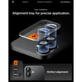 thumbnail image 4 of Protector de pantalla para lente de cámara Spigen GlaStar EZ Fit Optik Pro, paquete de 2, 4 of 7