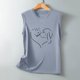 thumbnail image 4 of Verano mujer moda cuello redondo impreso sin mangas casual camisetas sin mangas Fridja gh5161, 4 of 5