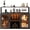 Black, variant on Homhougo Wine Bar Cabinet with Wine Rack Glass Holder Coffee Bar Storage Cabinet, Sideboard Freestanding Liquor Cabinet Bar for Home Kitchen Living Room, Office, Dining Room with LED Lights