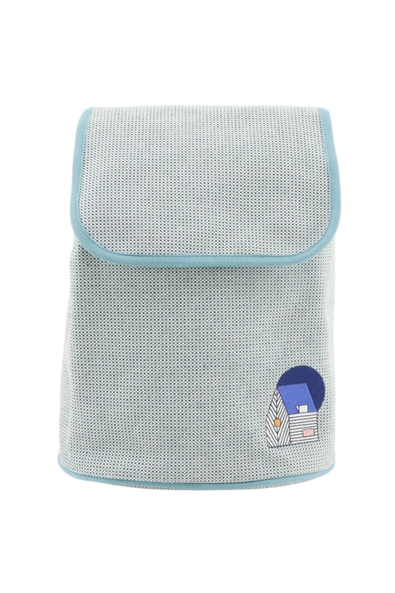 Pre-Owned Hermes Les Cabans Backpack/Daypack, Kids Collection, Toile H (Blue), A5 size, Flap...