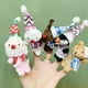 thumbnail image 4 of 10 Pcs Finger Puppets for toddlers, Christmas Soft Plush Animals Finger Puppet Toys for Story Time Playtime Shows Party, 4 of 5