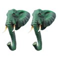 thumbnail image 3 of Cute Elephant Decor Holder Vintage Style Wall Hook For Living Room Balcony Decoration 11X15.5Cm 2Pcs, 3 of 3