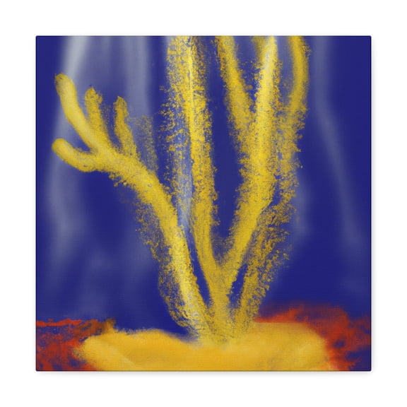 "Reef Reflections Minimalism" - Canvas