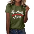 thumbnail image 1 of Cathalem Womens Summer Shirt Short Sleeve Tops Tee Solid Color Blouse,AG S, 1 of 5