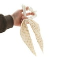 thumbnail image 5 of Unique Bargains 1 Pc Elegant Satin Hair Scrunchies Hair Ties Beige, 5 of 5