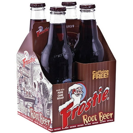 (Pack of 6) Frostie Root Beer, 12 fl oz, 4 Count (24 Bottles Total)