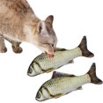 thumbnail image 2 of 2PCS Fish Cat Toy Interactive Simulated Realistic Plush Catnip Toy Cat Chew Toy, 2 of 10
