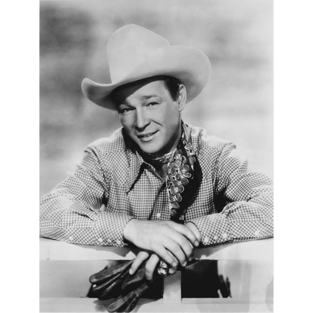 Roy Rogers in a cowboy hat Photo Print - Walmart.com - Walmart.com