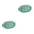 thumbnail image 3 of Matsuzay Herramientas para hornear salchichas, molde de comida, bandejas ligeras de silicona para picar, bandeja de almacenamiento, estilo de Verde 2Conjunto, 3 of 6