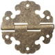 thumbnail image 2 of Bisagras antiguas de 4 piezas, bisagras de bronce antiguo para armarios decorativos, puertas de madera, bisagras de librería esquí esquí Gafas de esquí, 2 of 4