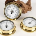 thumbnail image 4 of Clock, Wall Mounted Tester Copper Shell Marine for Weather Station, Wall Hanging Boat Using Clock, 115mm-YKY416, 4 of 5