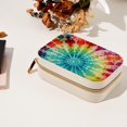 thumbnail image 7 of tie dye Velvet Portable Jewelry Box with Removable Compartment - Ideal Bracelet Holder and Necklace Organizer - Gift, 7 of 7
