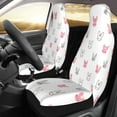thumbnail image 2 of Pofeuu Girl Rabbit Print Automotive Car Seat Covers Flat Cloth Full Set Seat Covers,Car Seat Covers front seats for Cars Trucks and SUVs(Two packs), 2 of 7