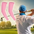 thumbnail image 6 of Unique Bargains 1 Pair Arm Shapers Arm Slimming Sleeves Fat Burning Light Weight Pink Polyester, 6 of 6