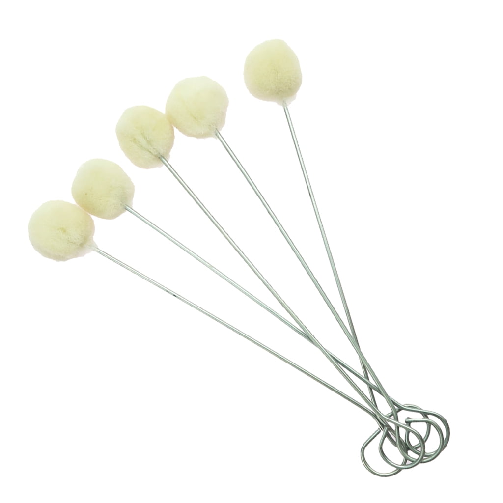 HOMYL 100Pcs Leather Craft Wool Leather Dye Dauber & Finish Applicator Tools 5.9 inch