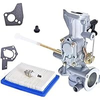 Carburetor Kit 498298 with Air Filter 491588S 491588 for 5HP Engines 495426 692784 495951 with Stable Idle & Easier Start