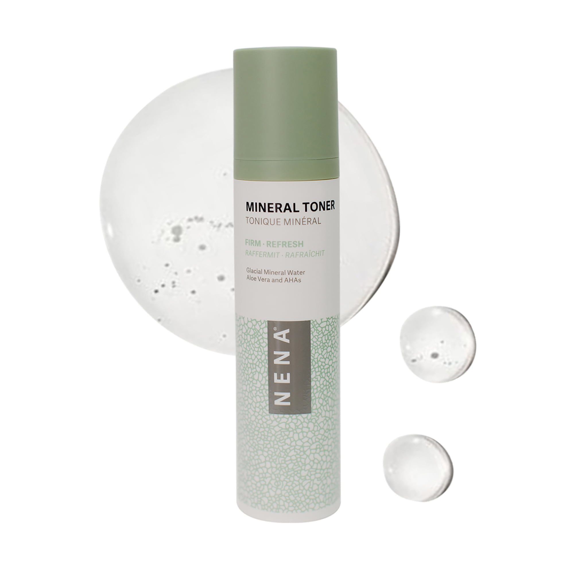 NENA Skincare Mineral Toner, Exfoliating and Hydrating Toner, 4 oz