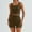 Brown, variant on ZZwxWA Two Pieces Women's Tracksuit Set Workout Outfits Sets for Women 2 Piece Womens Workout Cropped Sports Sets Solid Sleeveless Shirts and Shorts