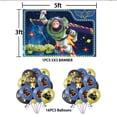 thumbnail image 5 of Buzz Lightyear Party Decorations Backdrop Banner Balloons Taspestry Wall Decor Background Poster Decor Supplies, 5 of 5