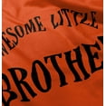 thumbnail image 4 of Awesome Little Brother Siblings Youth T Shirt Tee Boys Infant Toddler Brisco Brands 12M, 4 of 5
