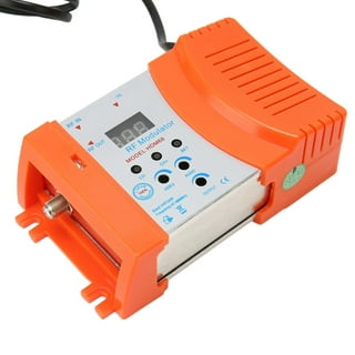Spptty UHF Modulator Audio And Video To RF Channel Home RF Modulator For  DVD Players Games Digital Equipment.,Audio And Video To RF UHF Modulator,TV  Modulator 