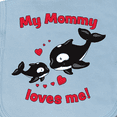 thumbnail image 3 of Inktastic My Mommy Loves Me Orca Baby Baby Burp Cloth, 3 of 3