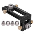 thumbnail image 1 of Drill Puncher Locator Woodworking Tool with 4 Socket Specifications for Bed Cabinet Screw, 1 of 5