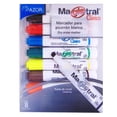 thumbnail image 1 of Marcador Azor Magistral Clásico Clásico, Colores Surtidos, 8 Piezas, Punta Cincel 6 mm, 1 of 2
