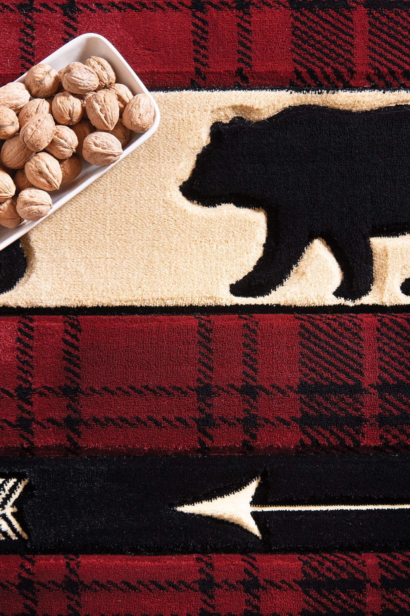 United Weavers of America Lodge Plaid Loomed Area Rug, 1.83' x 2.67'