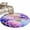 MediumPurple, variant on Round Rugs 3.3Ft, Pink Purple Floral Round Area Rug Washable Indoor Throw Carpet, Spring Hydrangea Flower Fantasy Botanical Soft Non Slip Circle Rug for Laundry Room Patio Home Decor Aesthetic