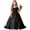 Black, variant on Bmisegm Girls Dress Formal off Shoulder Solid Big Bow Sleeveless Floor Length Party Gown Big Kids Toddler Girl Dresses