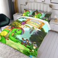 thumbnail image 3 of Franklin Conjunto de sábanas temático, trío de piezas, cómodo y amigable con la piel, diseño único, regalo de decoración para el hogar para familiares, amigos y fans,140cm *210cm, 3 of 6