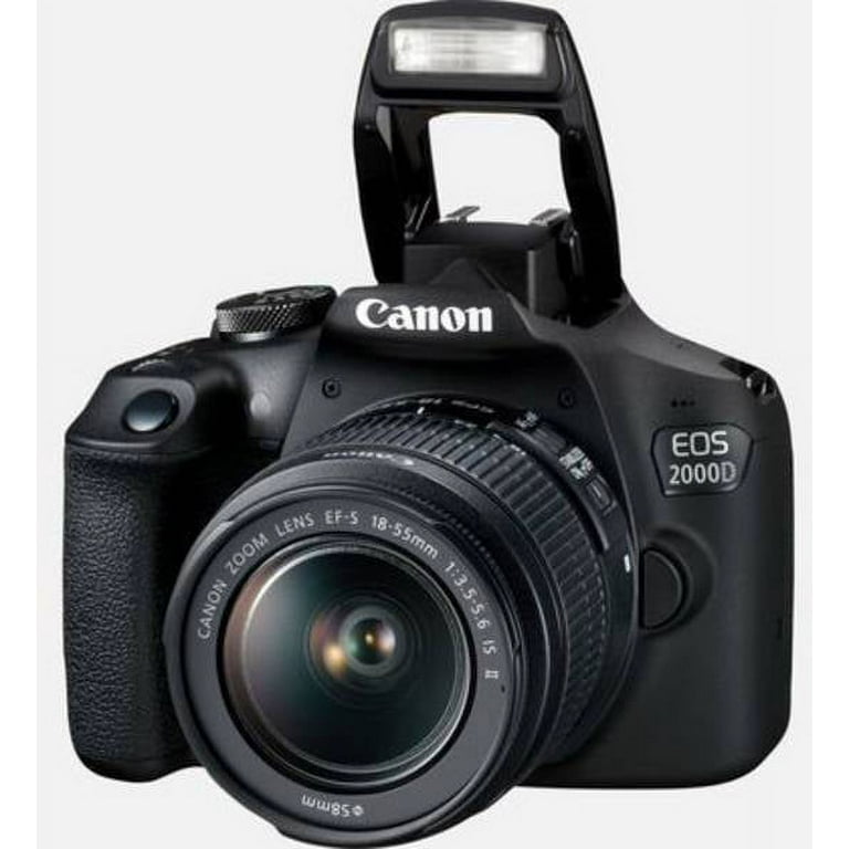 Canon DSLR EOS 2000D / Rebel T7 with EF-S 18-55mm IS II Lens Kit