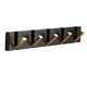 thumbnail image 1 of Perchero plegable minimalista decorativo de alta resistencia para colgar abrigos, toallas, bolsos, llaves y batas. Ideal para colgar ropa, toallas, bolsos, llaves y batas. Cinco ganchos negros, 1 of 9