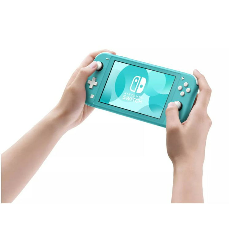 Nintendo Newest Nintendo Switch Lite Turquoise Game Console, 5.5” LCD Touch  1280x720 Screen, 32GB Internal Storage with Extra 64GB External SD Storage 