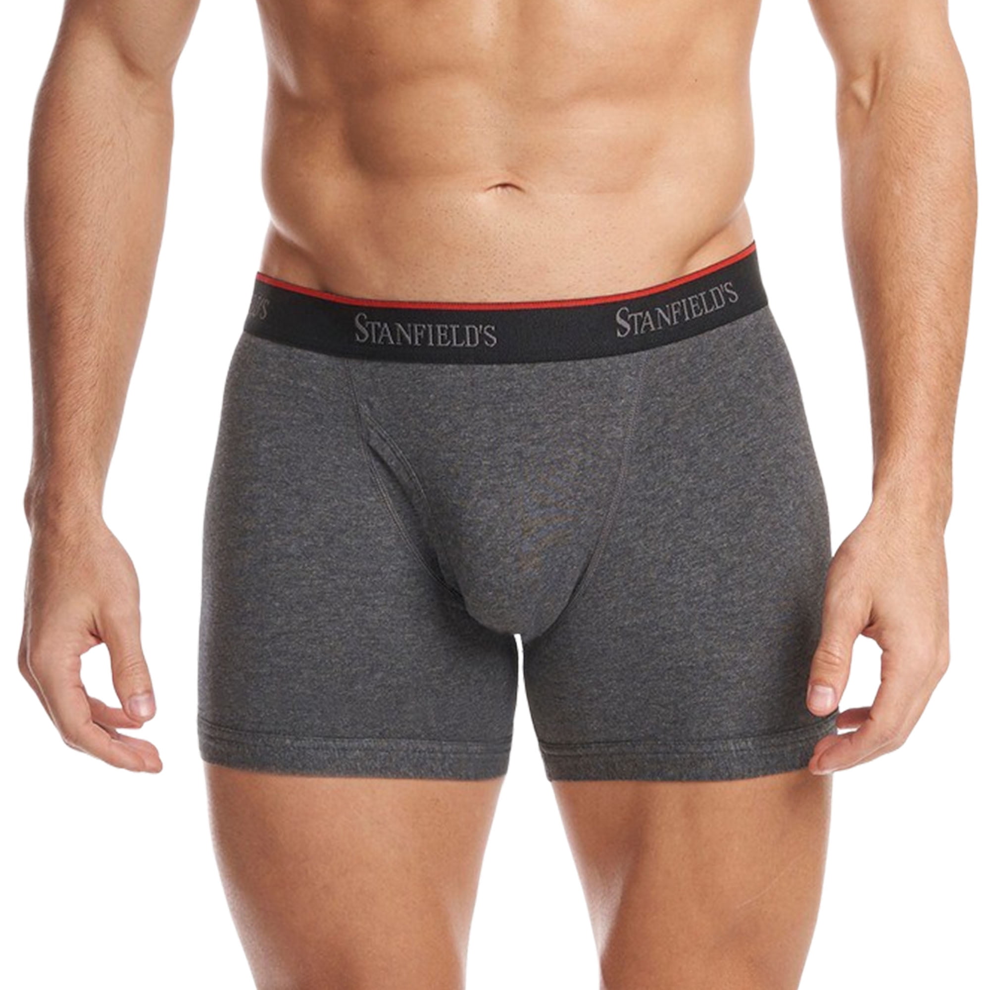 Stanfield's 2-Pack Adult Mens Cotton Stretch Boxer Briefs, Sizes S-5XL