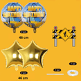 thumbnail image 3 of Kit De Globos Decorativos Para Cumpleaños 9 Pzs Contruccion, 3 of 5