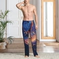 thumbnail image 2 of Sikiie Starry Sky Flying Tiger Mens Pajama Pants Sleep & Lounge Pants, PJ Bottoms With elastic waistb and Pockets XX-Large, 2 of 6