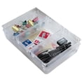 thumbnail image 1 of Basicwise QI003394.4 Plastic Drawer Organizers, Clear - Set of 4, 1 of 1